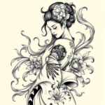 Bio-Organic Geisha Tattoo