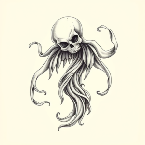 Bio-Organic Ghost Tattoo