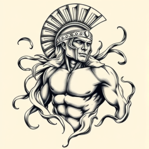 Bio-Organic Gladiator Tattoo