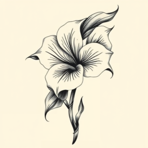 Bio-Organic Gladiolus Tattoo