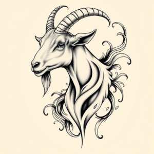 Bio-Organic Goat Tattoo