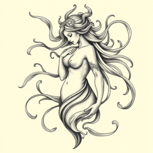 Bio-Organic Goddess Tattoo