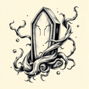 Bio-Organic Graveyard Tattoo