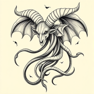 Bio-Organic Hades Tattoo