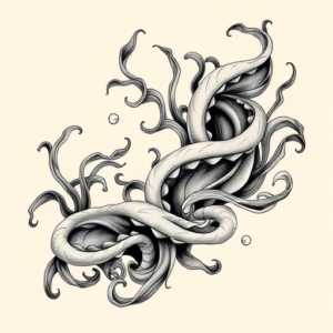 Bio-Organic Hannya Tattoo