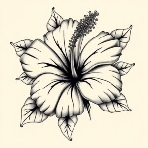 Bio-Organic Hibiscus Tattoo