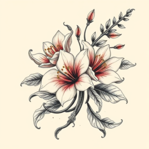 Bio-Organic Honeysuckle Tattoo