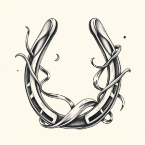 Bio-Organic Horseshoe Tattoo