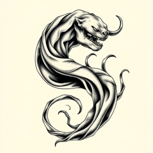 Bio-Organic Husky Tattoo