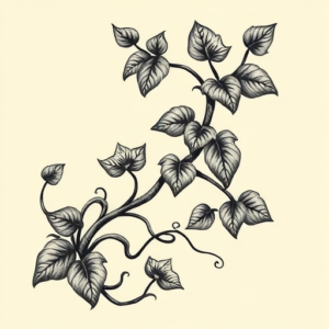 Bio-Organic Ivy Tattoo