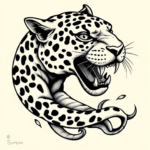 Bio-Organic Jaguar Tattoo