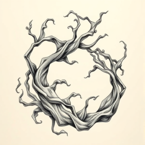 Bio-Organic Kintsugi Tattoo