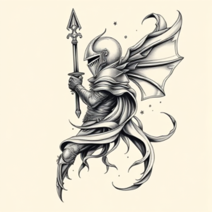 Bio-Organic Knight Tattoo