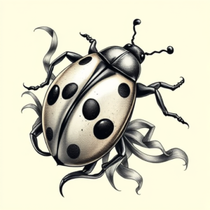 Bio-Organic Ladybug Tattoo