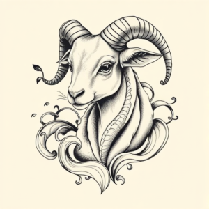 Bio-Organic Lamb Tattoo