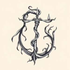 Bio-Organic Libra Tattoo