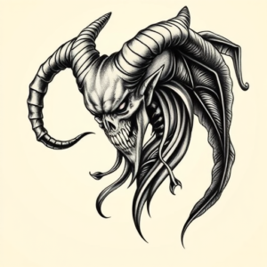 Bio-Organic Maleficent Tattoo