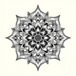 Bio-Organic Mandala Tattoo