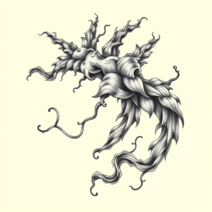 Bio-Organic Map Tattoo