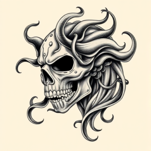 Bio-Organic Mask Tattoo