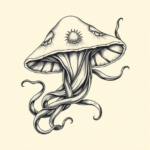 Bio-Organic Medusa Tattoo