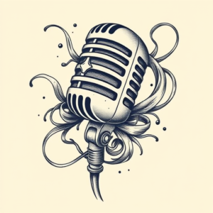 Bio-Organic Microphone Tattoo