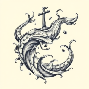 Bio-Organic Nautical Tattoo