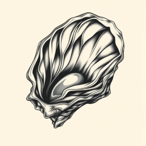 Bio-Organic Oyster Tattoo