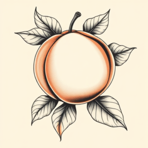 Bio-Organic Peach Tattoo