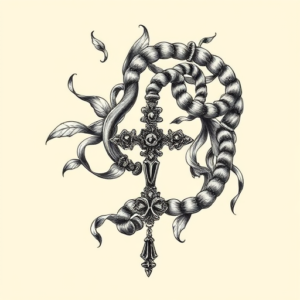 Bio-Organic Rosary Tattoo