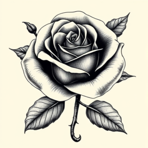 Bio-Organic Rose Tattoo