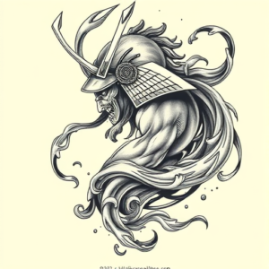 Bio-Organic Samurai Tattoo