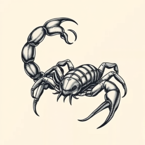 Bio-Organic Scorpio Tattoo