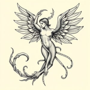 Bio-Organic Seraphim Tattoo