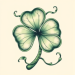 Bio-Organic Shamrock Tattoo