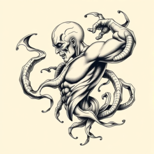 Bio-Organic Spartan Tattoo