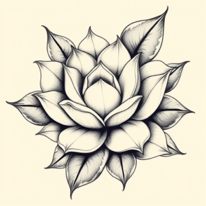 Bio-Organic Succulent Tattoo