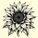 Bio-Organic Sunflower Tattoo