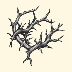 Bio-Organic Thorn Tattoo