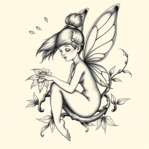Bio-Organic Tinkerbell Tattoo