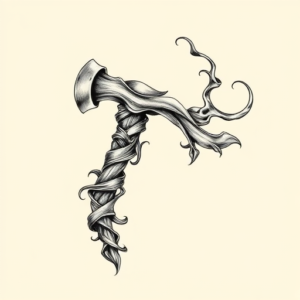 Bio-Organic Tomahawk Tattoo