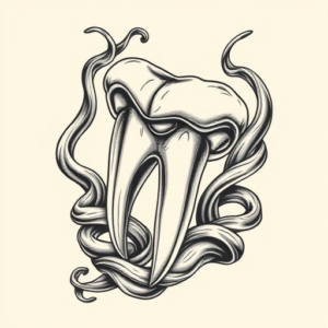 Bio-Organic Tooth Tattoo