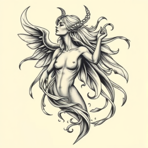 Bio-Organic Valkyrie Tattoo