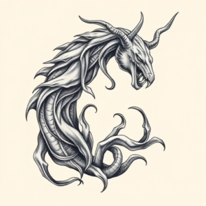 Bio-Organic Viking Tattoo