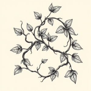 Bio-Organic Vine Tattoo