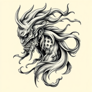 Bio-Organic Warrior Tattoo