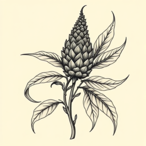 Bio-Organic Weed Tattoo