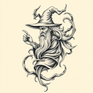 Bio-Organic Wizard Tattoo