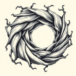 Bio-Organic Wormhole Tattoo