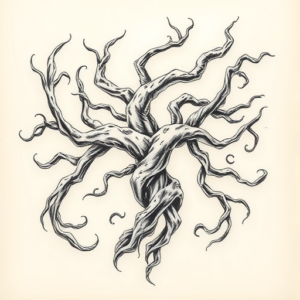 Bio-Organic Yggdrasil Tattoo